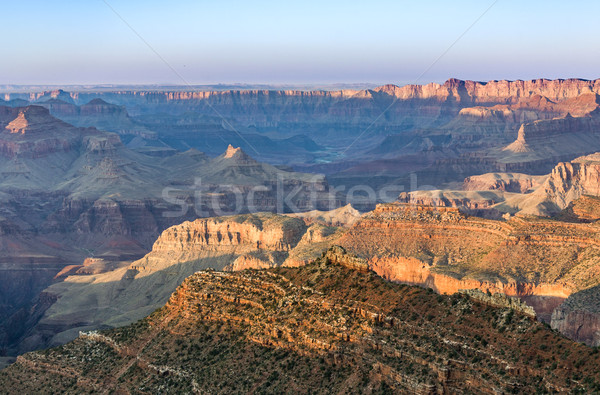 view into the grand canyon from mathers point, south rim Stock photo © meinzahn