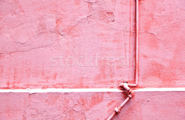 wall with exit pipe  Stock photo © meinzahn