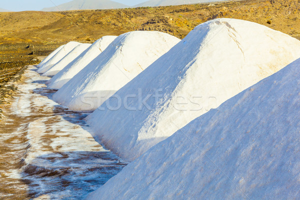 Salt refinery, Saline from Janubio, Lanzarote Stock photo © meinzahn