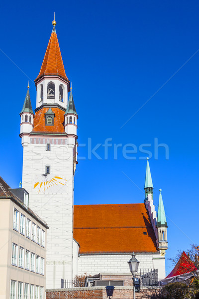 view to old town hall in Munich Stock photo © meinzahn