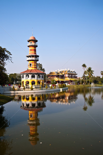 The Royal Residence (Phra Thinang) and Sages Lookout Tower (Ho W Stock photo © meinzahn