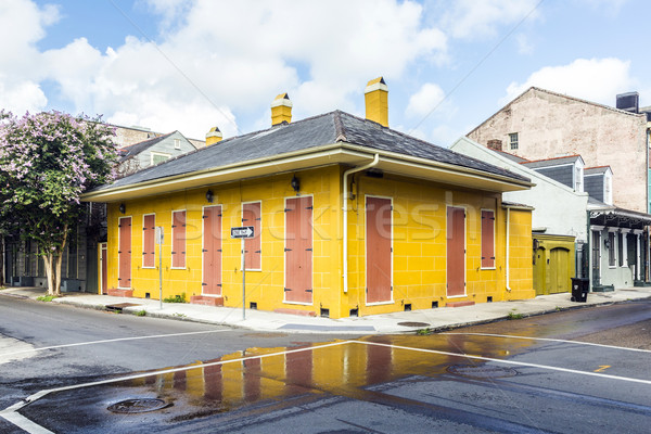 Gebäude Französisch Quartal New Orleans Stadt Stock foto © meinzahn