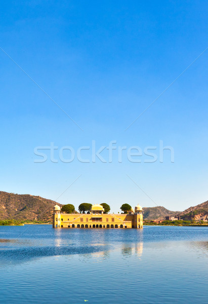 Water Palace (Jal Mahal) in Man Sagar Lake. Jaipur, Rajasthan, I Stock photo © meinzahn