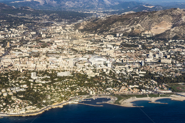  aerial view of Marseille Stock photo © meinzahn