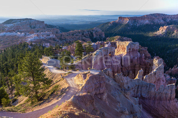 beautiful landscape in Bryce Canyon with magnificent Stone forma Stock photo © meinzahn