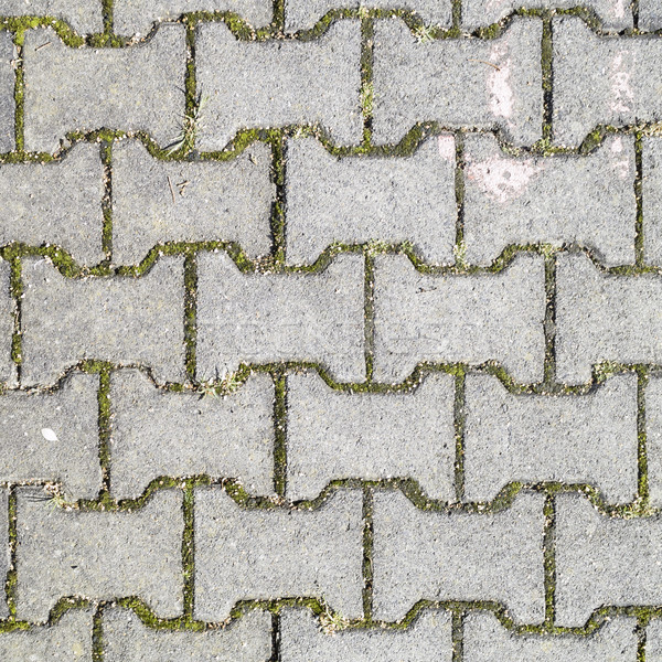 Concrete road surfaces with stone, brick block  Stock photo © meinzahn