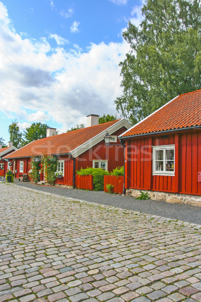Swedish countryside near Joenkoeping Stock photo © meinzahn