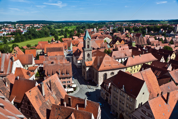 medieval city Dinkelsbuehl in Germany  Stock photo © meinzahn