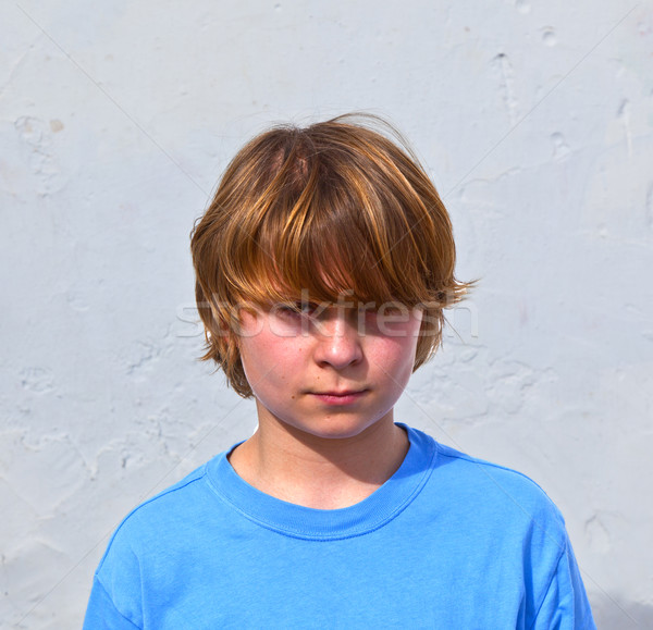 portrait of cute young boy Stock photo © meinzahn