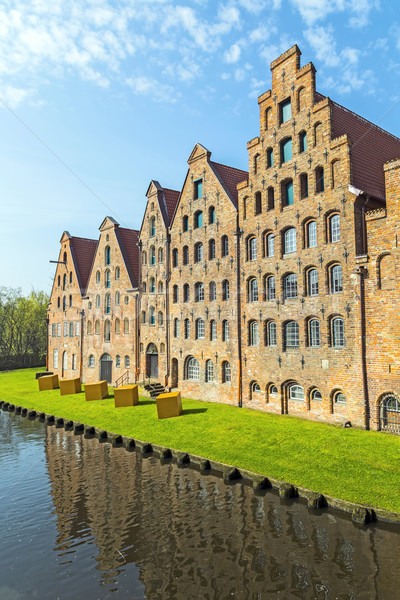 Salzspeicher (salt storehouses) in Luebeck, Germany  Stock photo © meinzahn