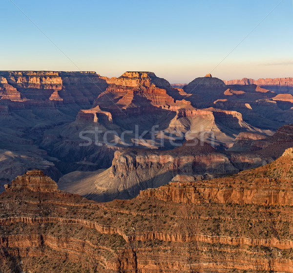 view into the grand canyon from mathers point, south rim Stock photo © meinzahn