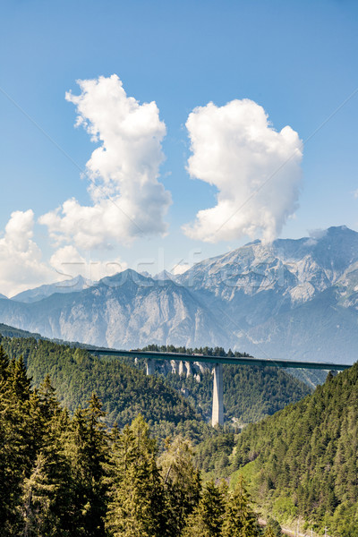 Europe Bridge at Brenner Highway in Tirol Stock photo © meinzahn