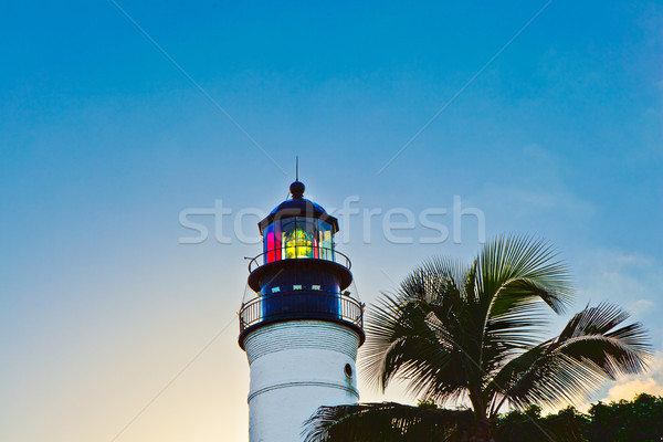 lighthouse from Key West in Florida Stock photo © meinzahn