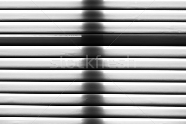 shadow of shutter blind showes a harmonic cross Stock photo © meinzahn