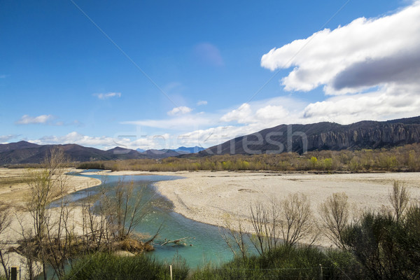 Stock photo: river near Digne les Bains in the Alps