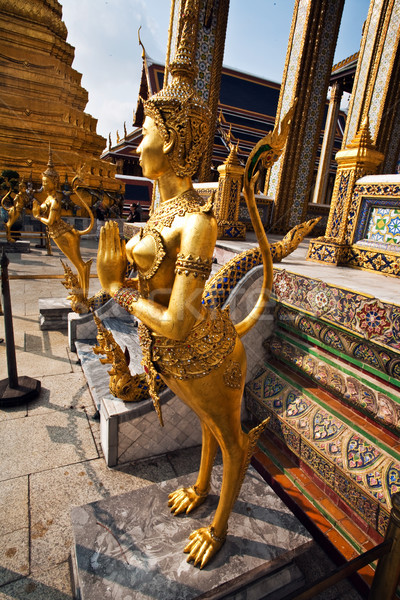 Mythologie Figur Palast Bangkok beobachten Tempel Stock foto © meinzahn