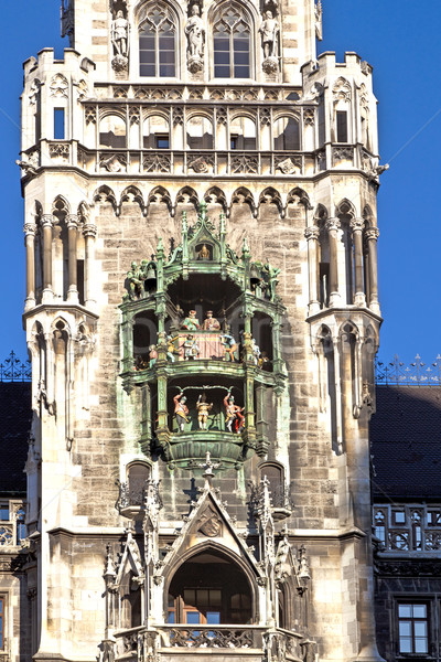 Glockenspiel on the Munich city hall  Stock photo © meinzahn