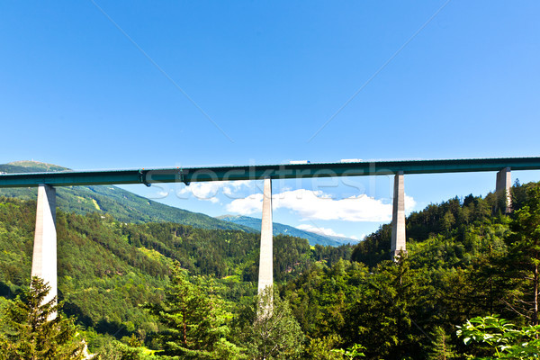 Europe Bridge at Brenner Highway Stock photo © meinzahn