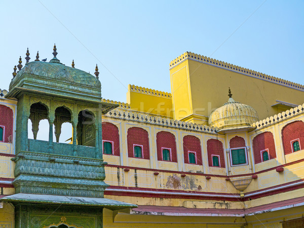 Város palota India ülés fej klán Stock fotó © meinzahn