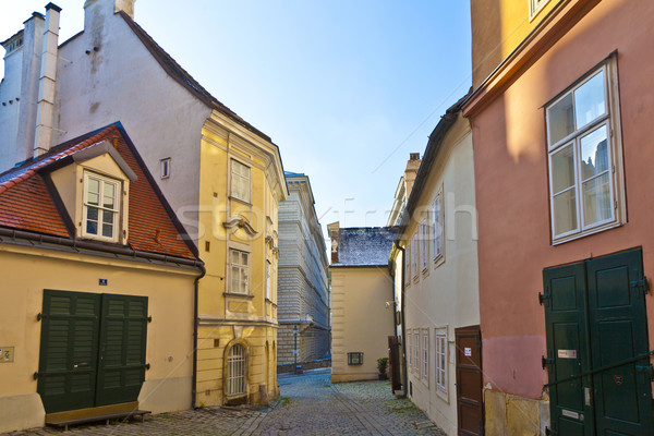 typical old houses in Vienna first district in the famous area M Stock photo © meinzahn