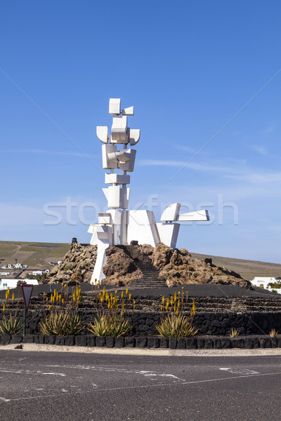 Stock photo: View of Al Campesino Monument ( Lanzarote Island Spain ) 