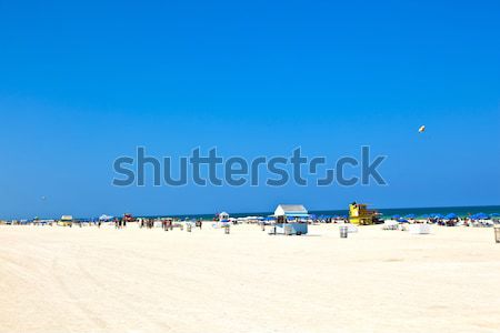 Foto stock: Personas · playa · natación · sur · agua · sol