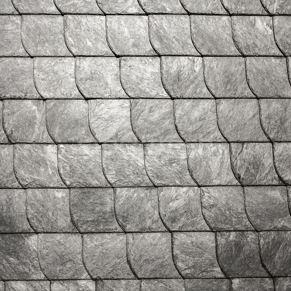 grey roof slate in harmonic pattern Stock photo © meinzahn