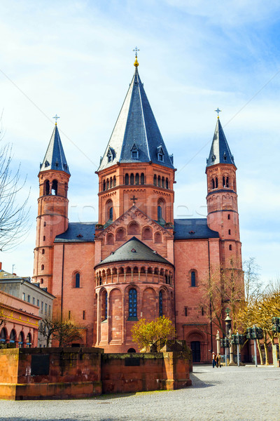 beautiful dome in Mainz Stock photo © meinzahn