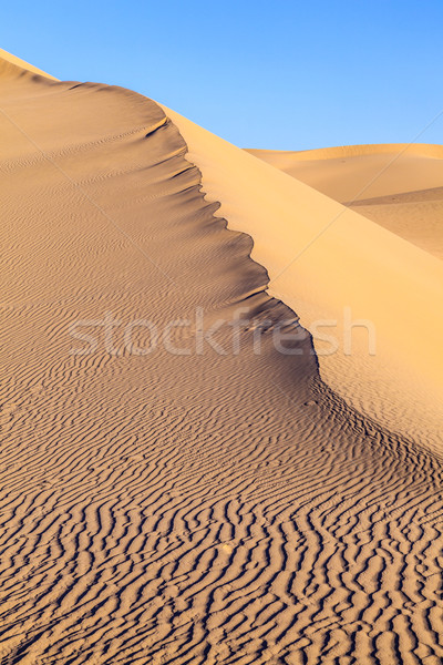 Dune de sable sunrise désert belle ciel soleil [[stock_photo]] © meinzahn