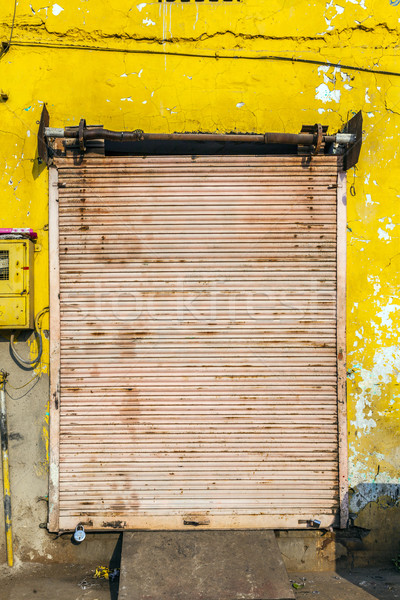 closed shops on the Hindi day of rest Stock photo © meinzahn