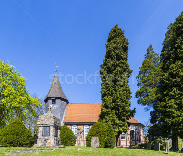 famous old church in Osterheide Stock photo © meinzahn