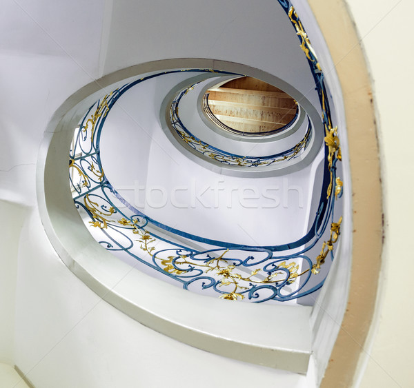 Stock photo:  spiral staircase