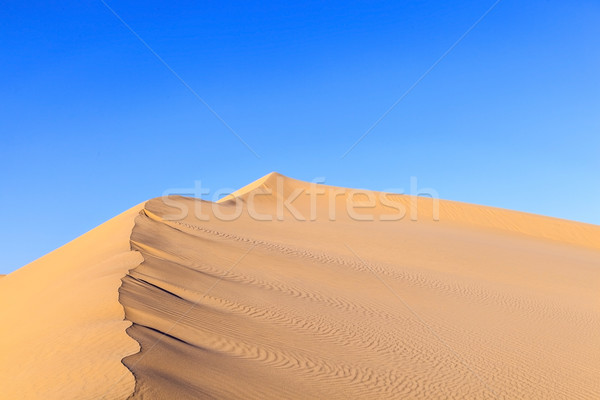 Duin zonsopgang woestijn mooie hemel zon Stockfoto © meinzahn