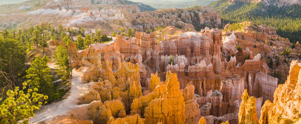beautiful landscape in Bryce Canyon with magnificent Stone forma Stock photo © meinzahn