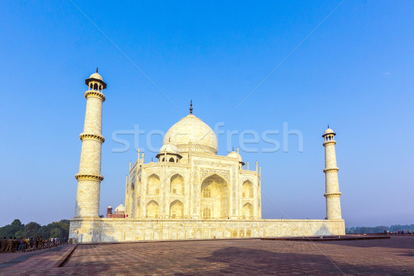 Taj Mahal sunrise lumière ciel eau amour [[stock_photo]] © meinzahn