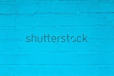 Albastru armonic zid de cărămidă America casă perete Imagine de stoc © meinzahn