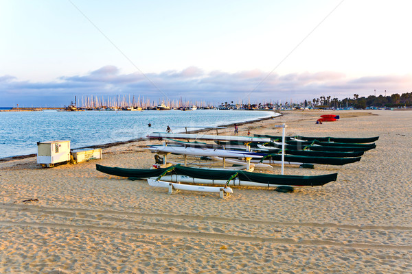scenic pier in Santa Barbara Stock photo © meinzahn
