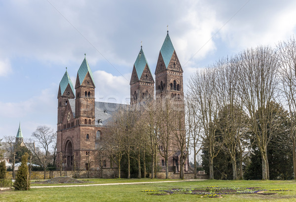 View on the Church of the Redeemer (from the German Erloeserkirche) in Bad Homburg, Germany Stock photo © meinzahn