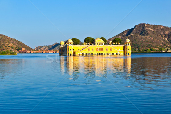Water Palace (Jal Mahal) in Man Sagar Lake. Jaipur, Rajasthan, I Stock photo © meinzahn