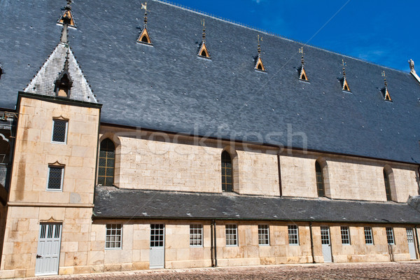 famous hospice in Beaune, France Stock photo © meinzahn