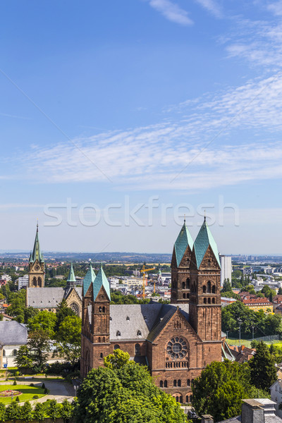 View on the Church of the Redeemer is an Evangelical  church in  Stock photo © meinzahn