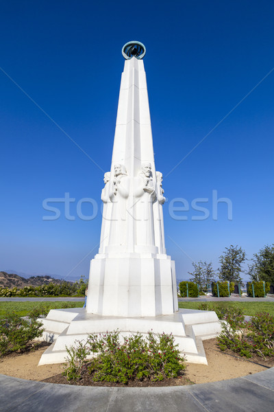 Astronomers monument at the Griffith Observatory in Los Angeles  Stock photo © meinzahn