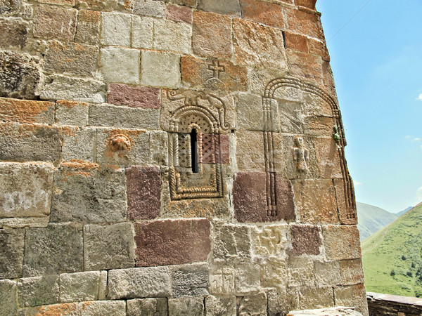 church zminda sameba in KASBEK area Stock photo © meinzahn