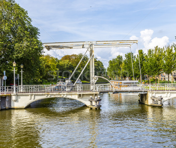 draw bridge in Harlingen  Stock photo © meinzahn