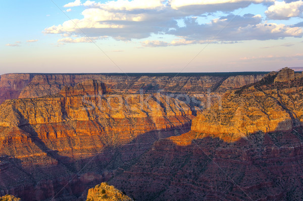 Colorful Sunset at Grand Canyon seen from Mathers Point, South Rim Stock photo © meinzahn