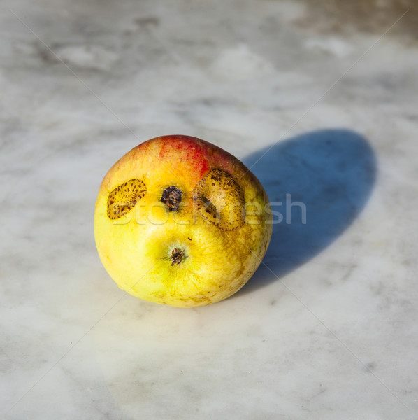 Zdjęcia stock: świeże · jabłka · funny · jak · podwoić · jaj