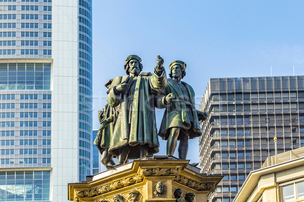 Güney heykeltraş mucit kitap baskı Frankfurt Stok fotoğraf © meinzahn