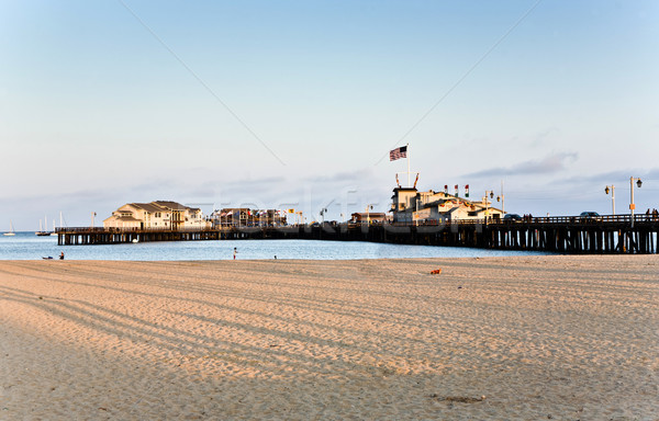 scenic pier in Santa Barbara Stock photo © meinzahn