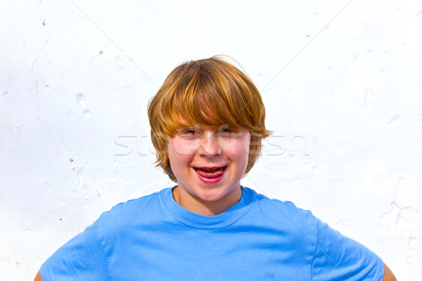 Stock photo: portrait of cute young boy