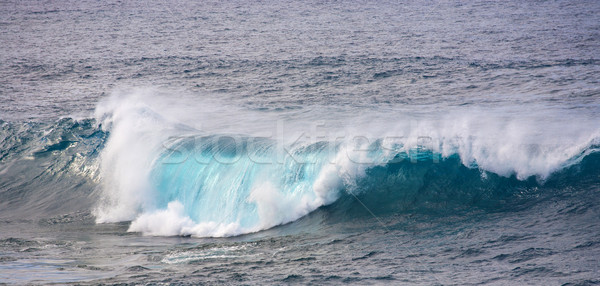 huge waves in the ocean near Los Hervideros Stock photo © meinzahn